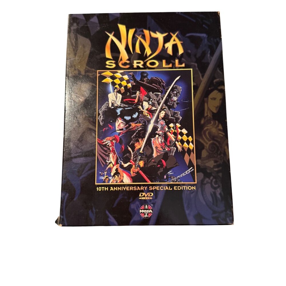Ninja Scroll 10th Anniversary Special Edition DVD Dual Side Digitally Remastered
